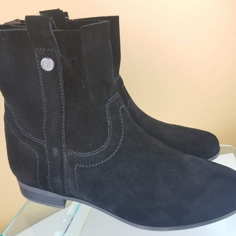NWT Frye&Co. Women Sarah Suede Black Ankle Bootie6